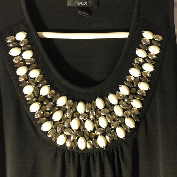 BCX Rhinestone Tank Top - Picture 4 of 5
